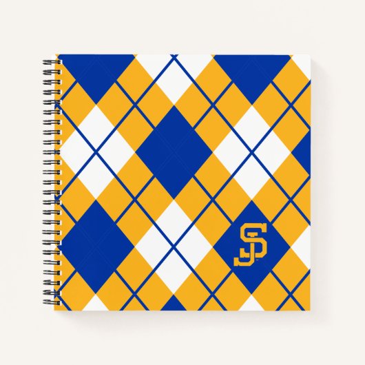 San Jose State Spartans argyle Notitieboek (Voorkant)