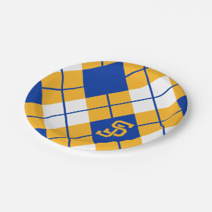 San Jose State Spartans argyle Papieren Bordje