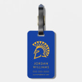San Jose State Spartans Bagagelabel (Achterkant verticaal)