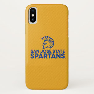 San Jose State Spartans Carbon Fiber Patroon iPhone X Hoesje