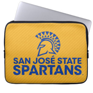 San Jose State Spartans Carbon Fiber Patroon Laptop Sleeve
