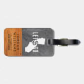 San Jose State Spartans cementhout Bagagelabel (Achterkant horizontaal)