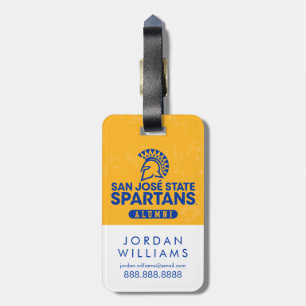 San Jose State Spartans Distress Bagagelabel