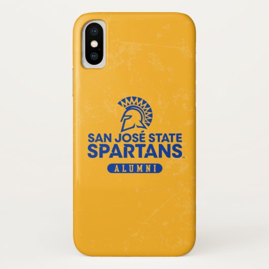 San Jose State Spartans Distress Case-Mate iPhone Case (Achterkant)