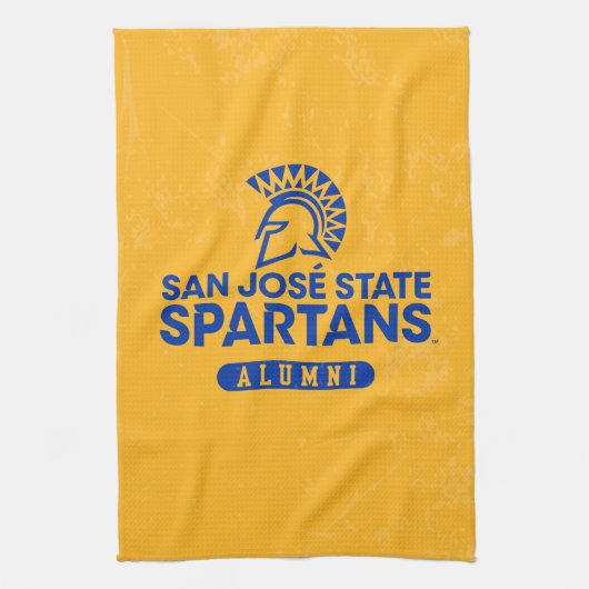 San Jose State Spartans Distress Theedoek (Verticaal)