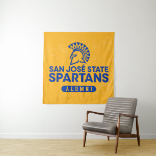 San Jose State Spartans Distress Wandkleed