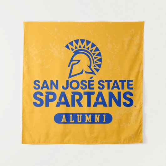 San Jose State Spartans Distress Wandkleed (Voorkant)