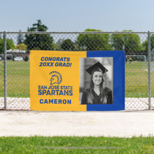 San Jose State Spartans Gefeliciteerd Afgestudee Spandoek