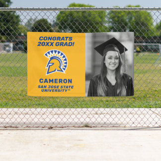 San Jose State Spartans | Gefeliciteerd Afgestudee Spandoek