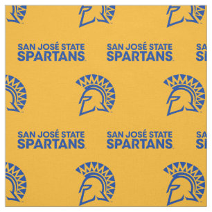 San Jose State Spartans Gold Pattern Stof