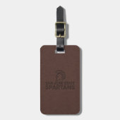 San Jose State Spartans Leather Bagagelabel (Voorkant verticaal)