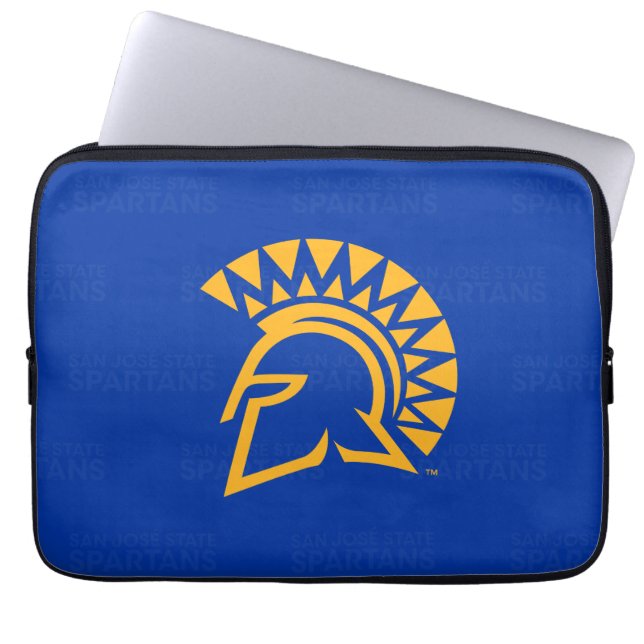 San Jose State Spartans Logo Watermerk Laptop Sleeve (Voorkant)