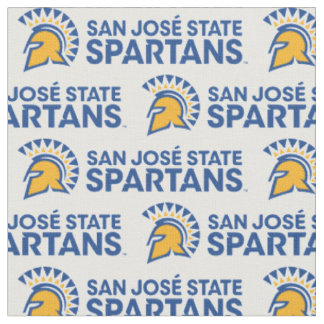 San Jose State Spartans Logo Woordmerk Stof