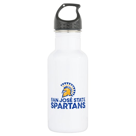 San Jose State Spartans Logo Wordmark Distress Waterfles (Voorkant)