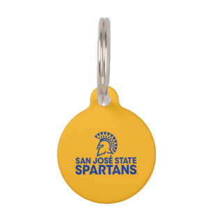 San Jose State Spartans Logo Wordmark Huisdierpenning
