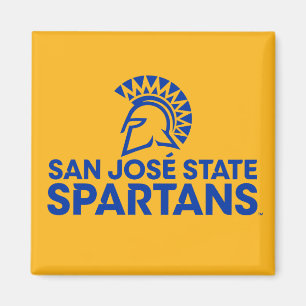 San Jose State Spartans Logo Wordmark Magneet