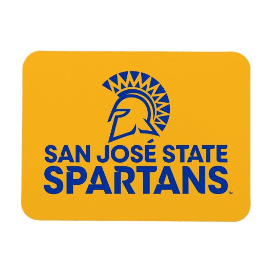 San Jose State Spartans Logo Wordmark Magneet (Horizontaal)