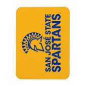 San Jose State Spartans Logo Wordmark Magneet (Verticaal)
