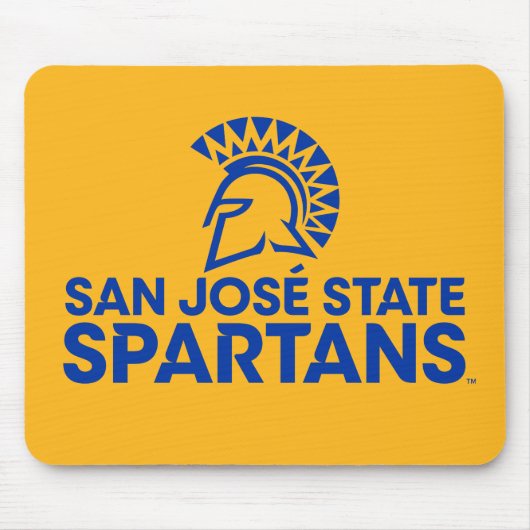 San Jose State Spartans Logo Wordmark Muismat (Voorkant)