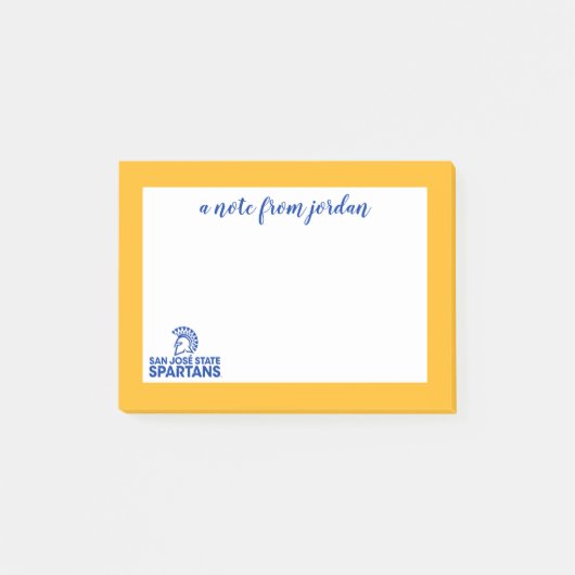 San Jose State Spartans Logo Wordmark Post-it® Notes (Voorkant)