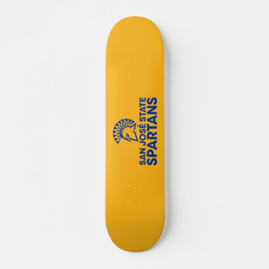 San Jose State Spartans Logo Wordmark Skateboard (Voorkant)