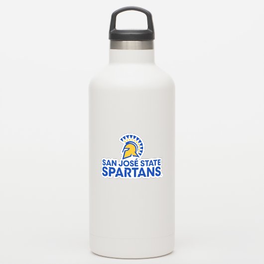 San Jose State Spartans Logo Wordmark Sticker (Waterfles)
