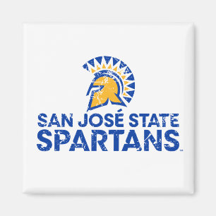 San Jose State Spartans Logo Wordmark Vervuild Magneet