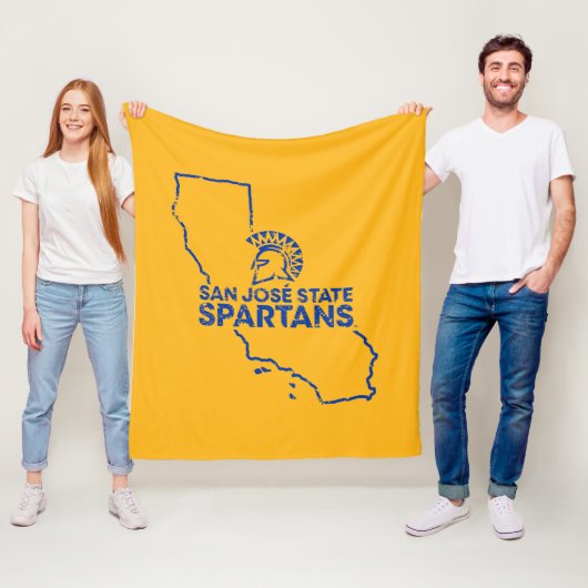 San Jose State Spartans Love Fleece Deken (In situ)