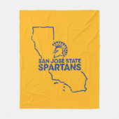 San Jose State Spartans Love Fleece Deken (Voorkant)