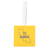 San Jose State Spartans Love Kubus Ornament (Voorkant)