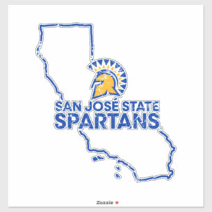 San Jose State Spartans Love Sticker