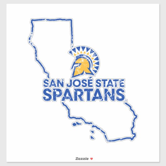San Jose State Spartans Love Sticker (Vel)