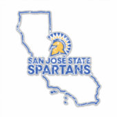 San Jose State Spartans Love Sticker (Voorkant)