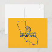 San Jose State Spartans Love Uitnodiging Briefkaart (Voorkant / Achterkant)