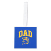San Jose State Spartans Pap Kubus Ornament (Voorkant)