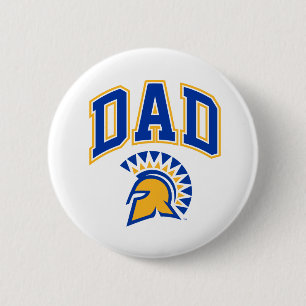 San Jose State Spartans Pap Ronde Button 5,7 Cm