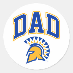 San Jose State Spartans Pap Ronde Sticker