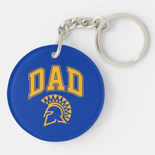 San Jose State Spartans Pap Sleutelhanger (Achterkant)