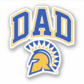 San Jose State Spartans Pap Sticker (Voorkant)