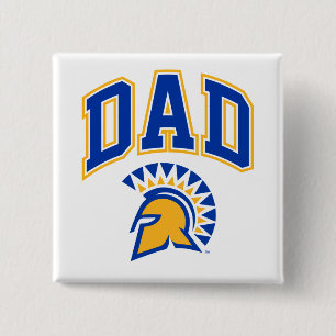 San Jose State Spartans Pap Vierkante Button 5,1 Cm