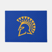 San Jose State Spartans Polka Dot Pattern Deurmat (Voorkant)