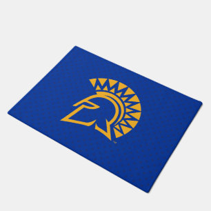 San Jose State Spartans Polka Dot Pattern Deurmat