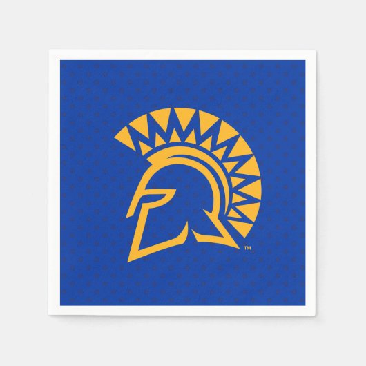 San Jose State Spartans Polka Dot Pattern Servet (Voorkant)