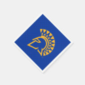 San Jose State Spartans Polka Dot Pattern Servet (Hoek)