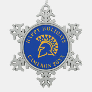 San Jose State Spartans Tin Sneeuwvlok Ornament