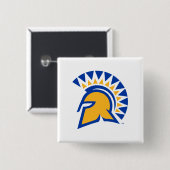 San Jose State Spartans Vierkante Button 5,1 Cm (Voorkant /achterkant)