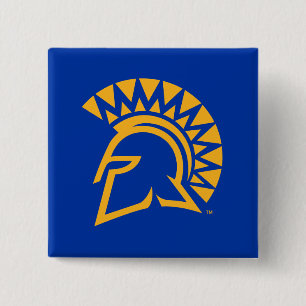 San Jose State Spartans Vierkante Button 5,1 Cm