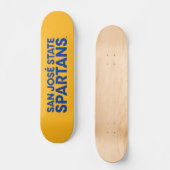 San Jose State Spartans Wordmark Skateboard (Voorkant)