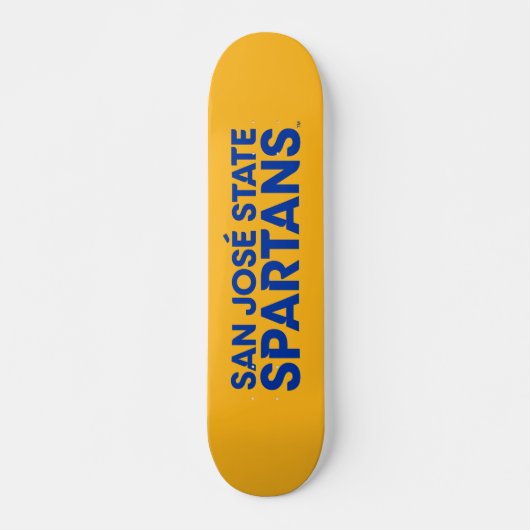 San Jose State Spartans Wordmark Skateboard (Voorkant)