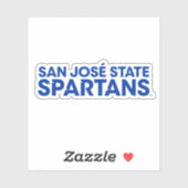 San Jose State Spartans Wordmark Sticker (Vel)